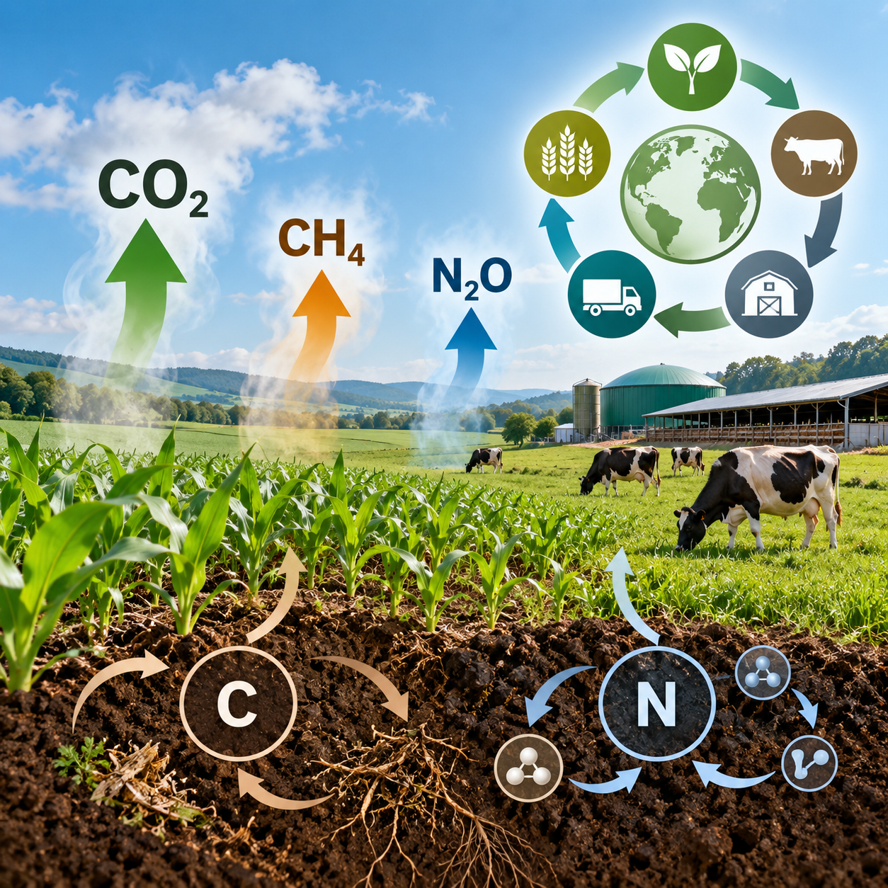 Bando per borsa di studio per attività di ricerca per “Modellizzazione del carbonio e dell’azoto per  stimare i gas serra nell’analisi del ciclo di vita nei sistemi agrozootecnici”
