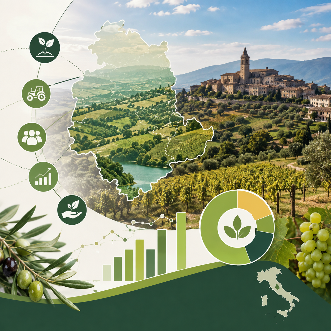 Bando per la stipula di n.6 contratti di lavoro autonomo per “Analisi di contesto per la programmazione  della PAC 2028-2034 della Regione Umbria”