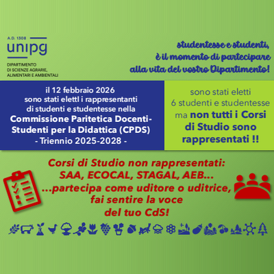 Invito a partecipare come uditori alla Commissione Paritetica Docenti-Student* del DSA3
